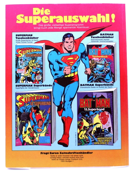 DC Comics Superman Comic Album Nr. 2: Der Eroberer aus der Antike! von Ehapa